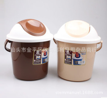 時(shí)尚衛(wèi)生新選擇 8L家用翻蓋垃圾桶批發(fā)采購(gòu)指南